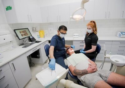 dr-nishant-with-male-patient-cosmetic-dentist-warrnambool